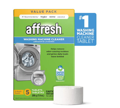 affresh Washing Machine Cleaner, Dissolving Tablets, 5 Count
