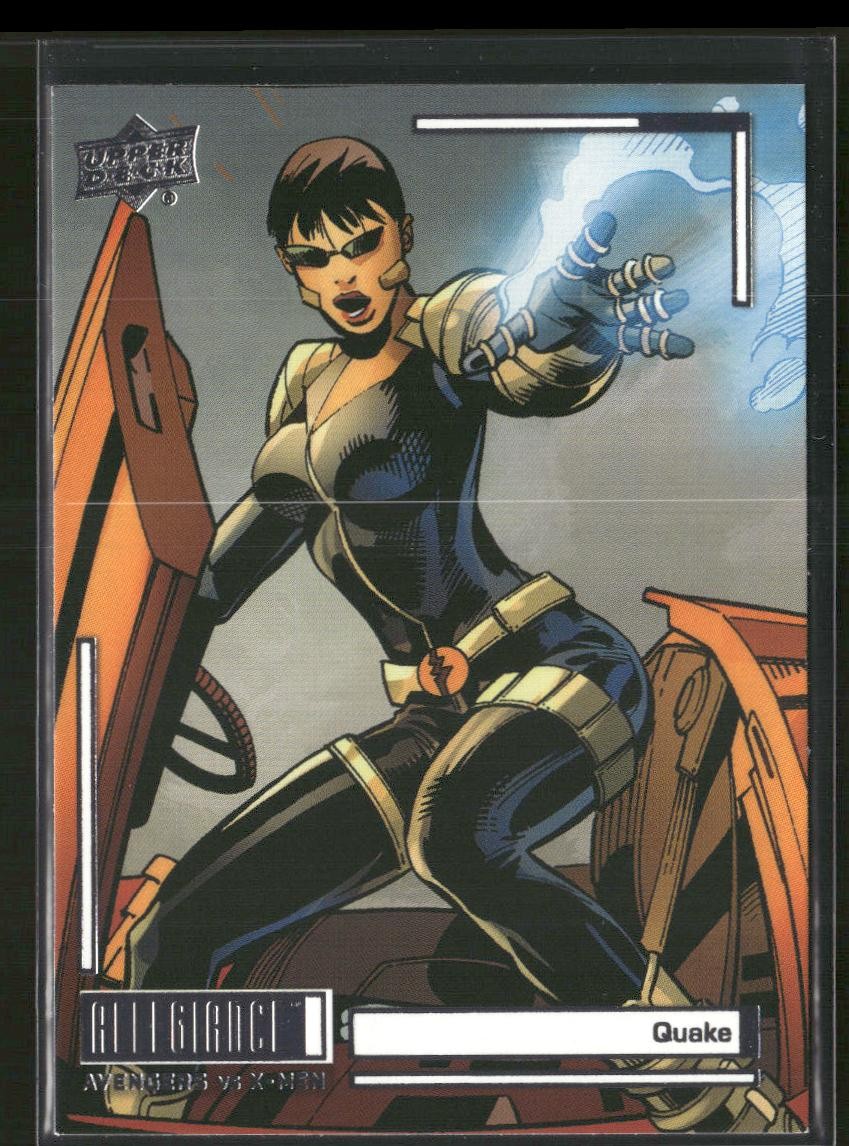 2023 Upper Deck Marvel Allegiance: Avengers vs X-Men #C83 Quake