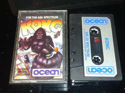 Kong - Sinclair ZX Spectrum 48k Cassette - Ocean