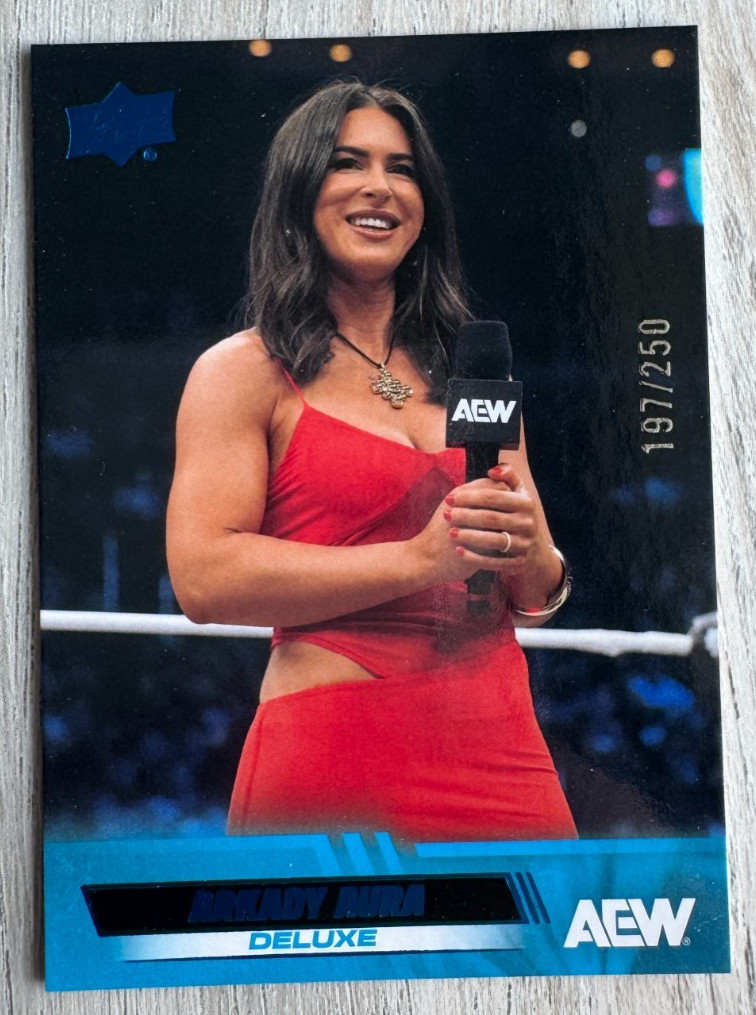 ARKADY AURA DELUXE /250 AEW Upper Deck 2026 PARALLEL Trading Card #100 197/250