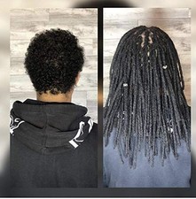 100% Human Hair Extensions 1/4" Width  Various Lengths  Blonde or Red Tips