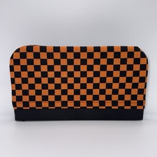 Nintendo Switch 2 Dock Cover Checkered Orange Black Screen Protector Sock Punk