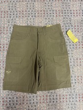 Boy Scouts of America Men's Olive Green Canvas Cargo Shorts Size 30 NEW BSA