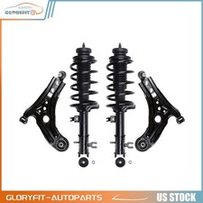 Front For 2006-2011 Chevrolet Aveo5 Complete Struts Ball Joint Control Arm 4 Pcs