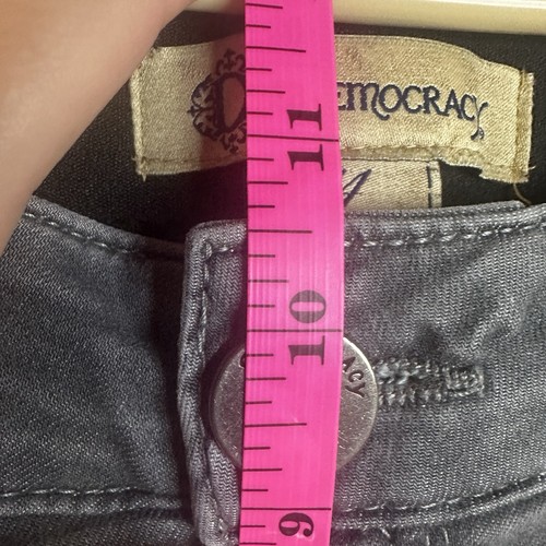 Democracy AB Technology Damen Jeans Größe 14 Skinny Grau Mid Rise Taschen - Bild 9 von 9