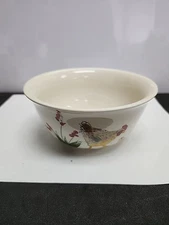 PAULA DEEN COLLECTION SOUTHERN ROOSTER LARGE DEEP CEREAL BOWL HAND PAINTED