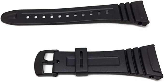 Correa Para Reloj Casio Original Resina Negro W-96H - Imagen 2 de 3