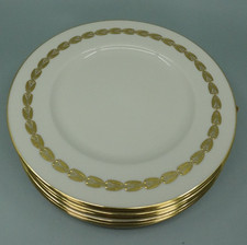 Lenox Antoinette Cream & Gold Salad/Dessert P...