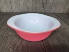 Vintage Pyrex #080 Flamingo Pink 1950s 8 oz Individual Casserole No Lid