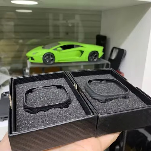 Echt Carbon Fiber Bumper Cover für Apple Watch Ultra 3/2 Series 11/10/9/8 Hülle - Bild 8 von 15