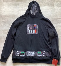 Disney Star Wars Darth Vader Full Zip Up Sweatshirt Black Size S, M, L, or XL