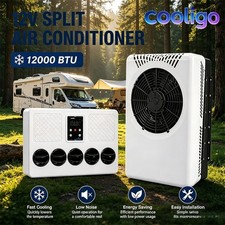 Cooligo 12v Electric Split Air Conditioner Parking Ac Kit For Vans Buses Cooligo 12v Electric Split Air Conditioner Parking Ac Kit For Vans Buses