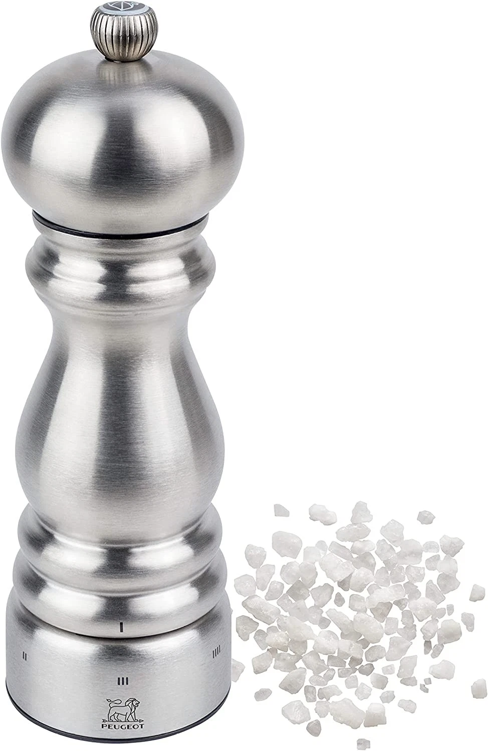 Peugeot 32487 Paris Chef u'Select 7-Inch Salt Mill, Stainless Steel