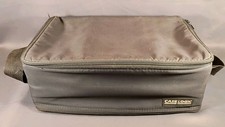 Vintage Case Logic 2 Sided Cassette Tape Carry Case 60 Capacity Black W/Strap
