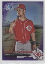 2017 Bowman Draft Chrome Purple Refractor 198/250 Chris Okey #BDC-163 z6b