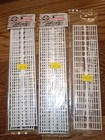 2 + 1 new OO HO gauge Ratio ref 424 wood lineside fencing white new sealed