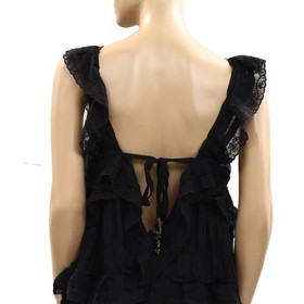 Intimately Free People Tiered And True Romper Pull On Lace Ruffled M NWT 285662