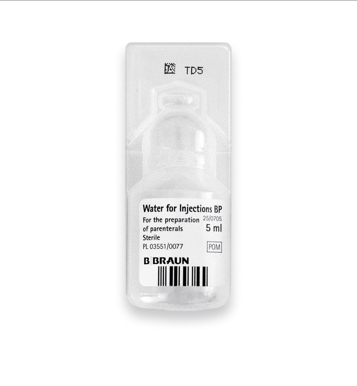 B Braun 5ml Sterile Water Pack of 20 Bottles, Fast Delivery eBay