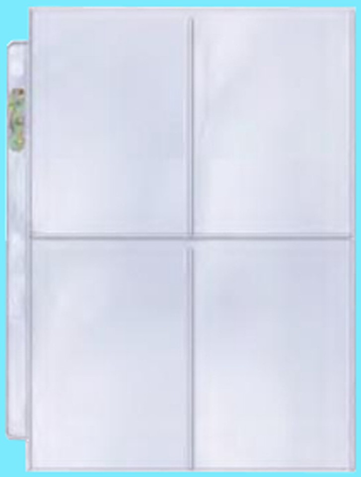 Produktbild von 100) Ultra Pro 8-Taschen Kartenblätter Albumseiten 2,75 X 3