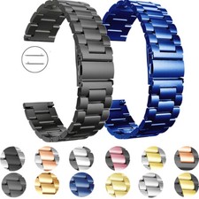 20mm Watch Band For Garmin Vivoactive 3/Vivoactive 3 music Metal Link Strap Belt