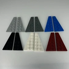 LEGO Parts (2pcs) 3x6 Right & Left Wings / Wedges, 54383 & 54384 Choose Colors