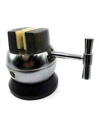 Engraving Block 5'' with Rubber Base & Pins Rotating Head with Nylon Jaws Bench T