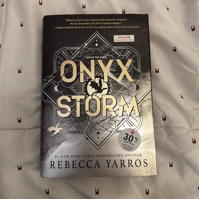 ONYX STORM - TARGET EXCLUSIVE EDITION - BY REBECCA YARROS (HARDCOVER) - IN HAND