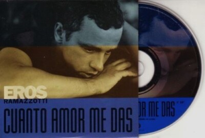 Eros Ramazzotti   Cuanto Amor Me Das CD singlolo promo new NO sealed
