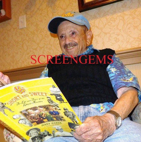 Daniel Boone TV series photo signed Darby Hinton and stand in Jerry Maren midget - Picture 3 of 3