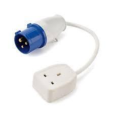 Caravan 13 amp Trailing Mains Adaptor Socket - Picture 1 of 1