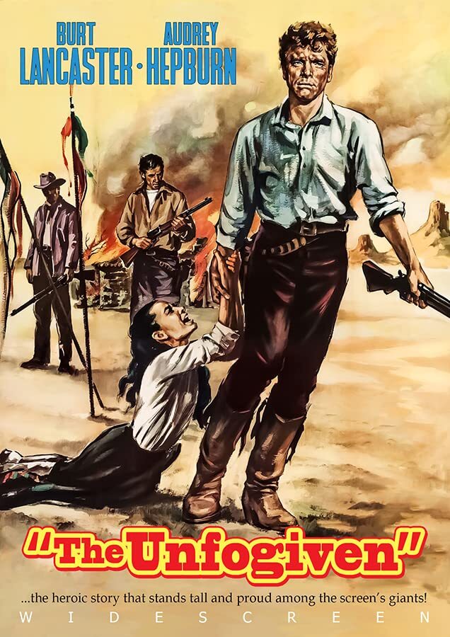 The Unforgiven (DVD) John Saxon Audie Murphy Audrey Hepburn Burt Lancaster