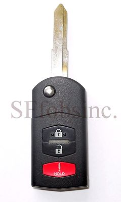 OEM 07-15 MAZDA FLIP KEY KEYLESS REMOTE ENTRY FOB TRANSMITTER BGBX1T478SKE12501