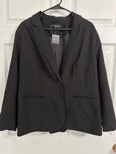 Ellos Size 18 Black Stretch Blazer