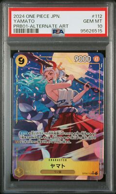 PSA 10 GEM MINT JAPANESE ONE PIECE 2024 YAMATO OP04-112 PRB01 BEST