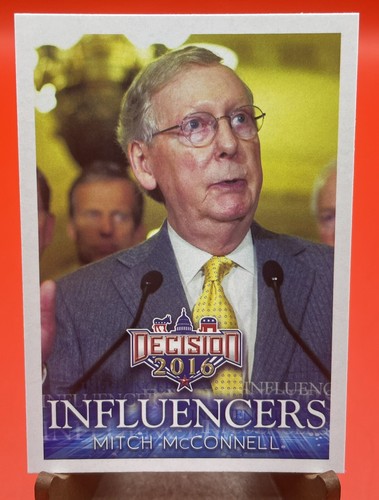 Decision 2016 Mitch McConnell Trading Card 41 - Picture 3 of 6