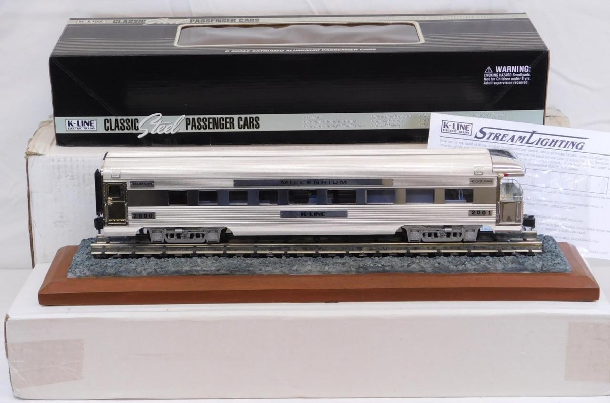 K-LINE（K-Line Electric Trains）製 Oゲージ客車 K-Line K4601-20001c Extrd Aluminum Millennium Business Passenger