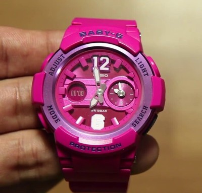 CASIO Baby-G BGA-260SC-4A Women’s Analog-Digital Watch – Pink Waterproof Sports Watch