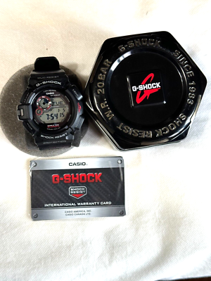 Casio G-shock Solar Mudman G-9300 Model 3261 Black Mens Watch for