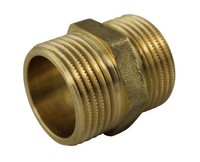 "Doppelnippel, Messing 1/4\"AG - 1/4\"AG Druckkessel Pumpe"