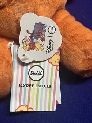 2022 Disney Parks Steiff Winnie The Pooh TIGGER Plush New With