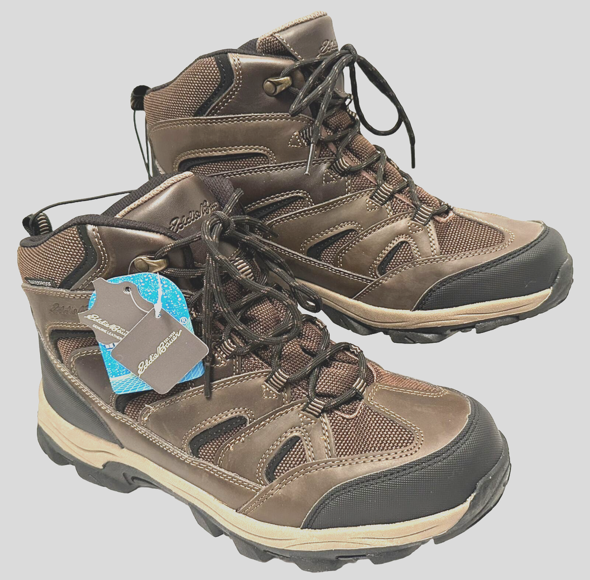 Eddie Bauer Fairmont Men Boots Hiking Waterproof Brown  display picture 2