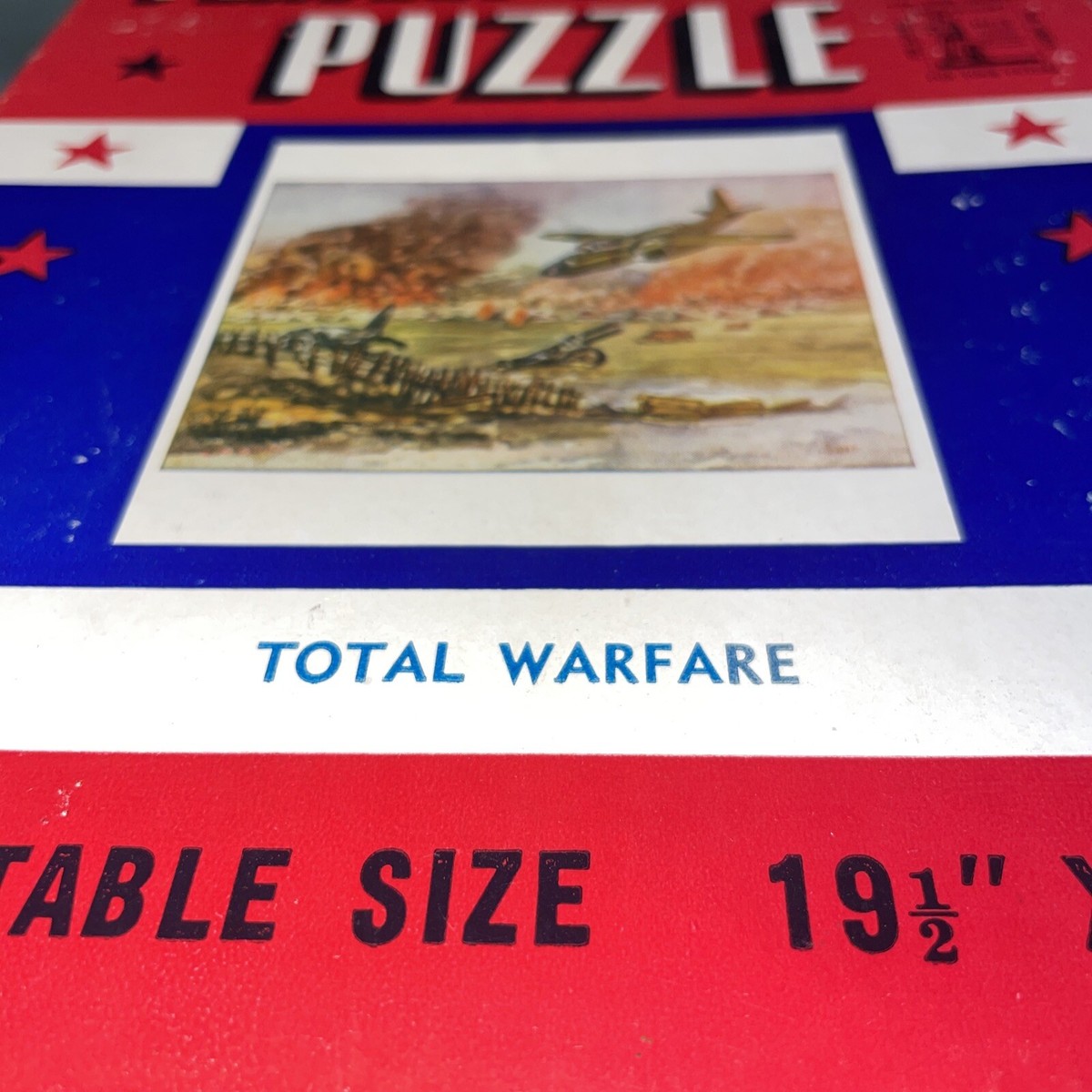Naijel Graph WAR IS OVER 50枚限定 Vintage 1940's Perfect Picture Puzzle Total Warfare 375 Piece