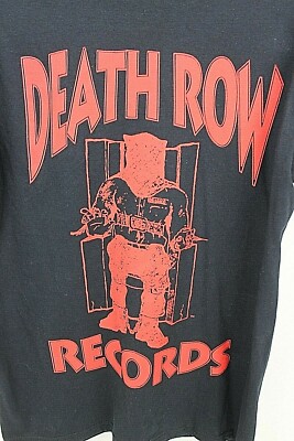 Death Row Records Graphic T-Shirt Adult Small Rap Hip Hop Music