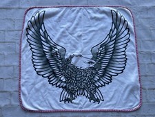 Harley Davidson Eagle Baby Receiving Blanket Pink Cotton EAGLE Print 22.5"x25.5"