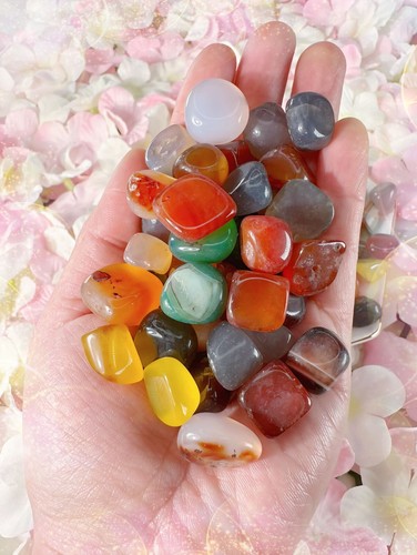 1kg Mixed Agate Crystal Gemstone Stone Chips Chakra Healing Reiki Decoration - Picture 2 of 2