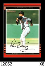 1-2002 BOWMAN BASE PEDRO MARTINEZ RED SOX CARD#101 QTY