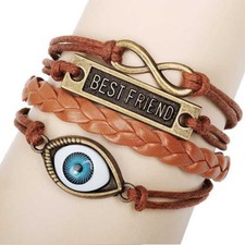 Women Men Vintage Bracelet Eye Surfer Bracelet Arm Jewelry Chain Gift Trendy