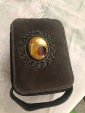 Mini Disc Disk small hard carrying case Limited Edition rare Natural Stone