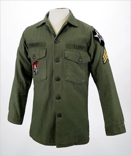 JOHN LENNON US MILITARY ARMY VINTAGE VIETNAM SHIRT JACKET THE BEATLES REVOLUTION - Picture 1 of 2