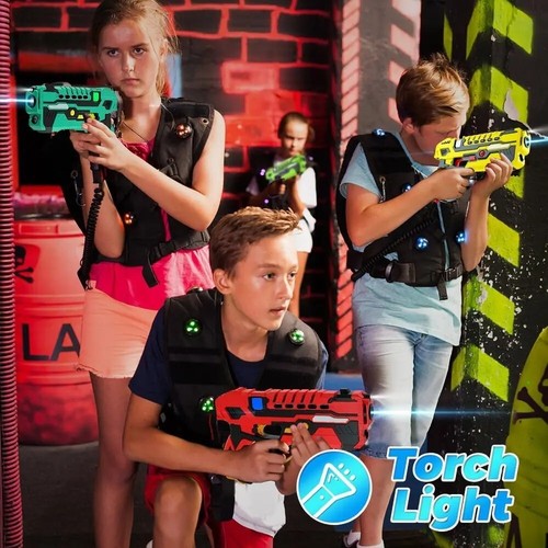 Set Pistole per Lasertag con Supporto per Più Giocatori per bambini e ragazzi - Foto 5 di 8